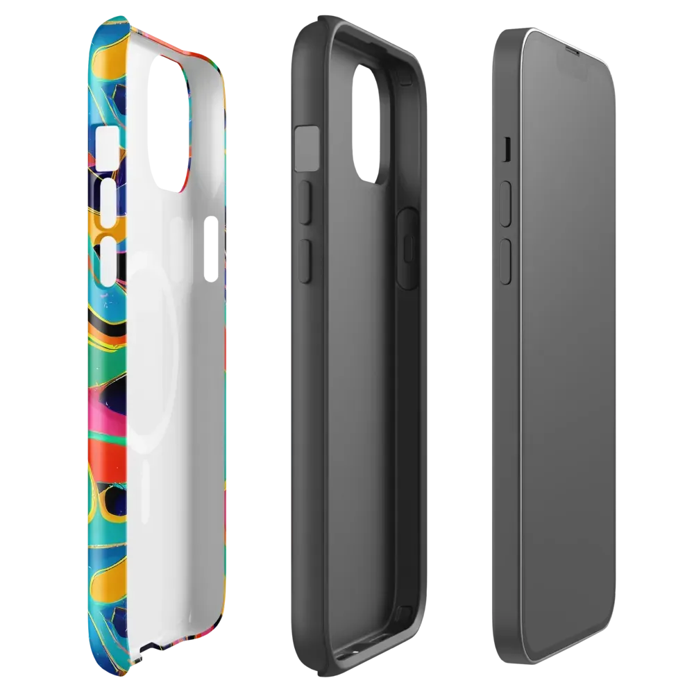 Color Collider on MagSafe Tough Case for iPhone® — Front
