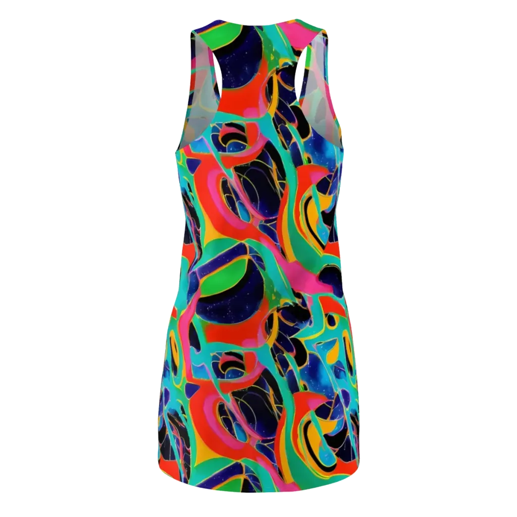 Color Collider on Racerback Dress — Back