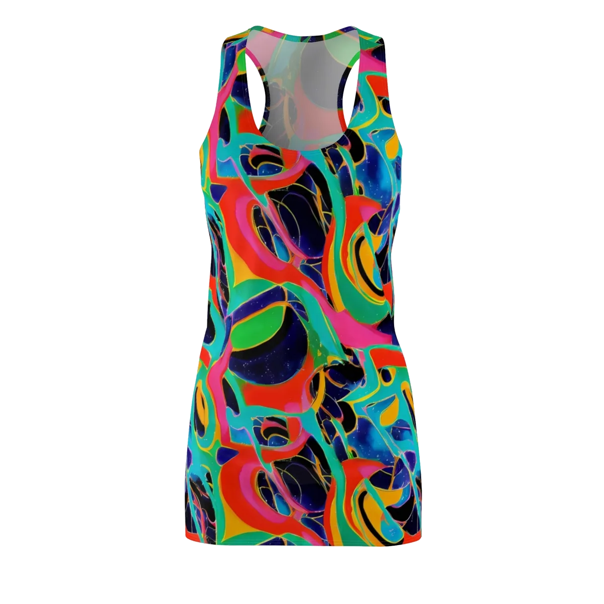 Color Collider on Racerback Dress — Front
