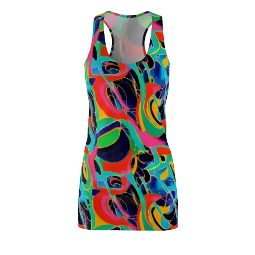 Color Collider on a Racerback Dress