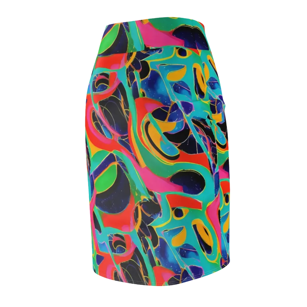 Color Collider on Pencil Skirt — Back Side