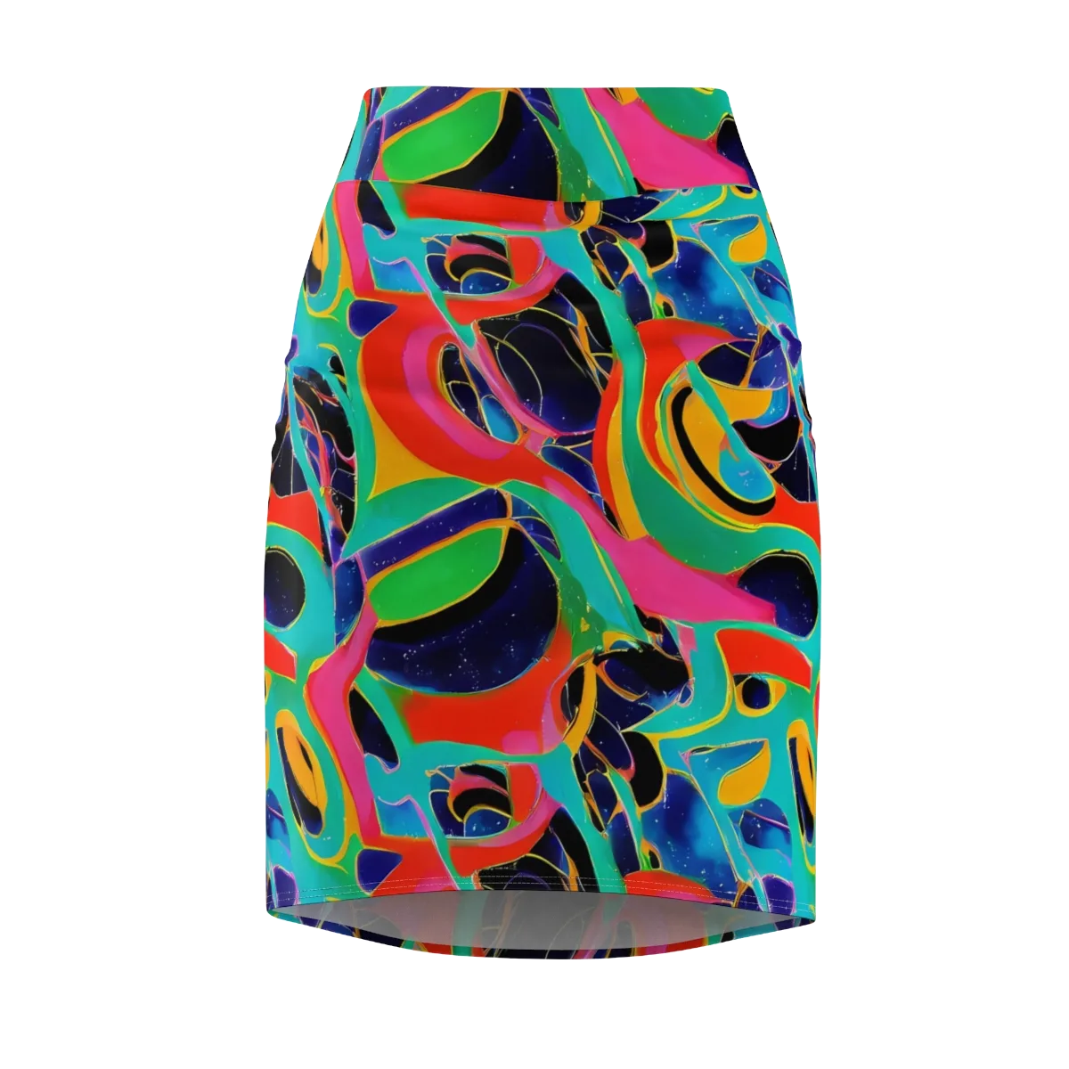 Color Collider on Pencil Skirt — Front