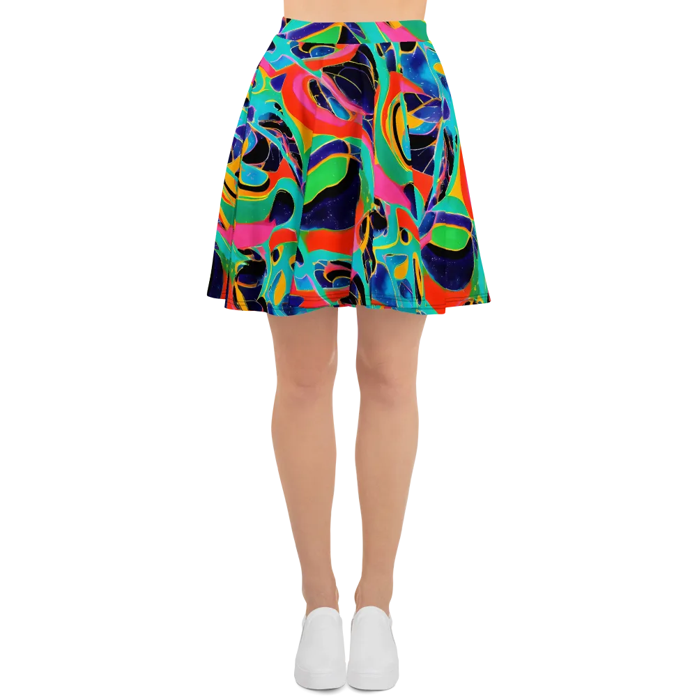 Color Collider on Skater Skirt — Front