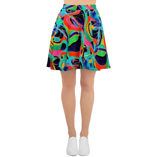 Color Collider on a Skater Skirt