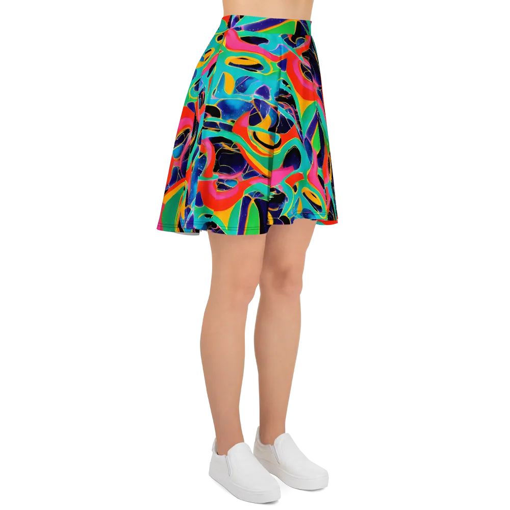 Color Collider on Skater Skirt — Right