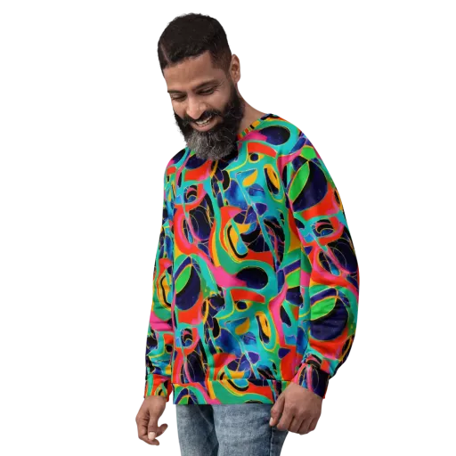 Color Collider on a Sweatshirt