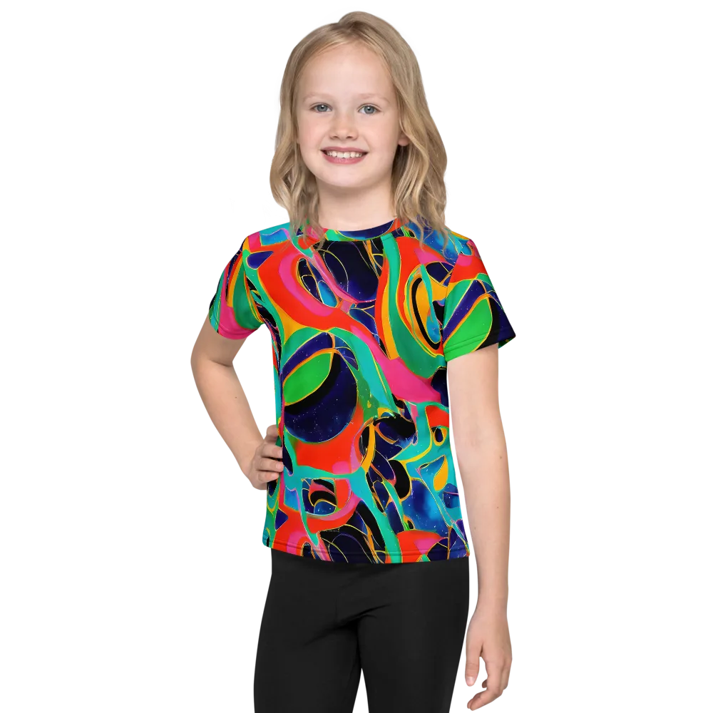 Color Collider on Kids Crew Neck T-Shirt — Front