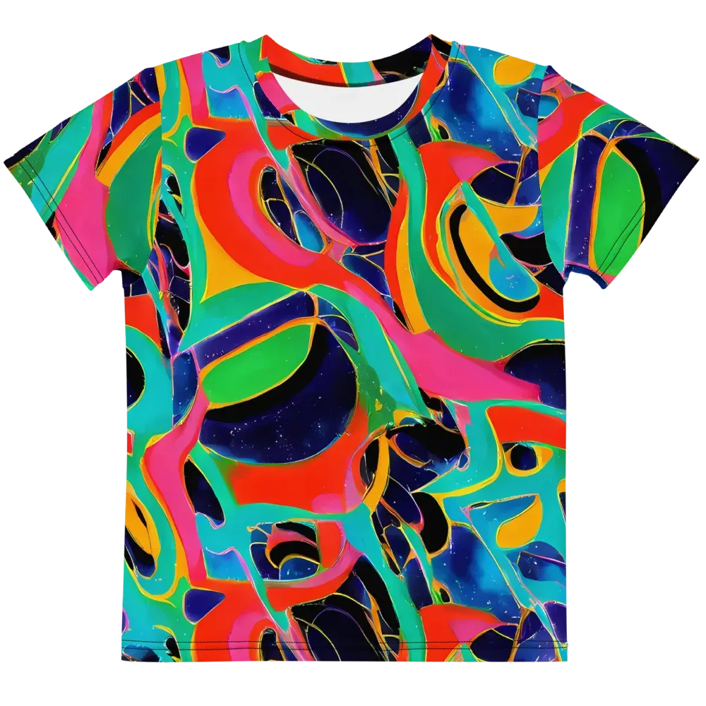 Color Collider on Kids Crew Neck T-Shirt — Front