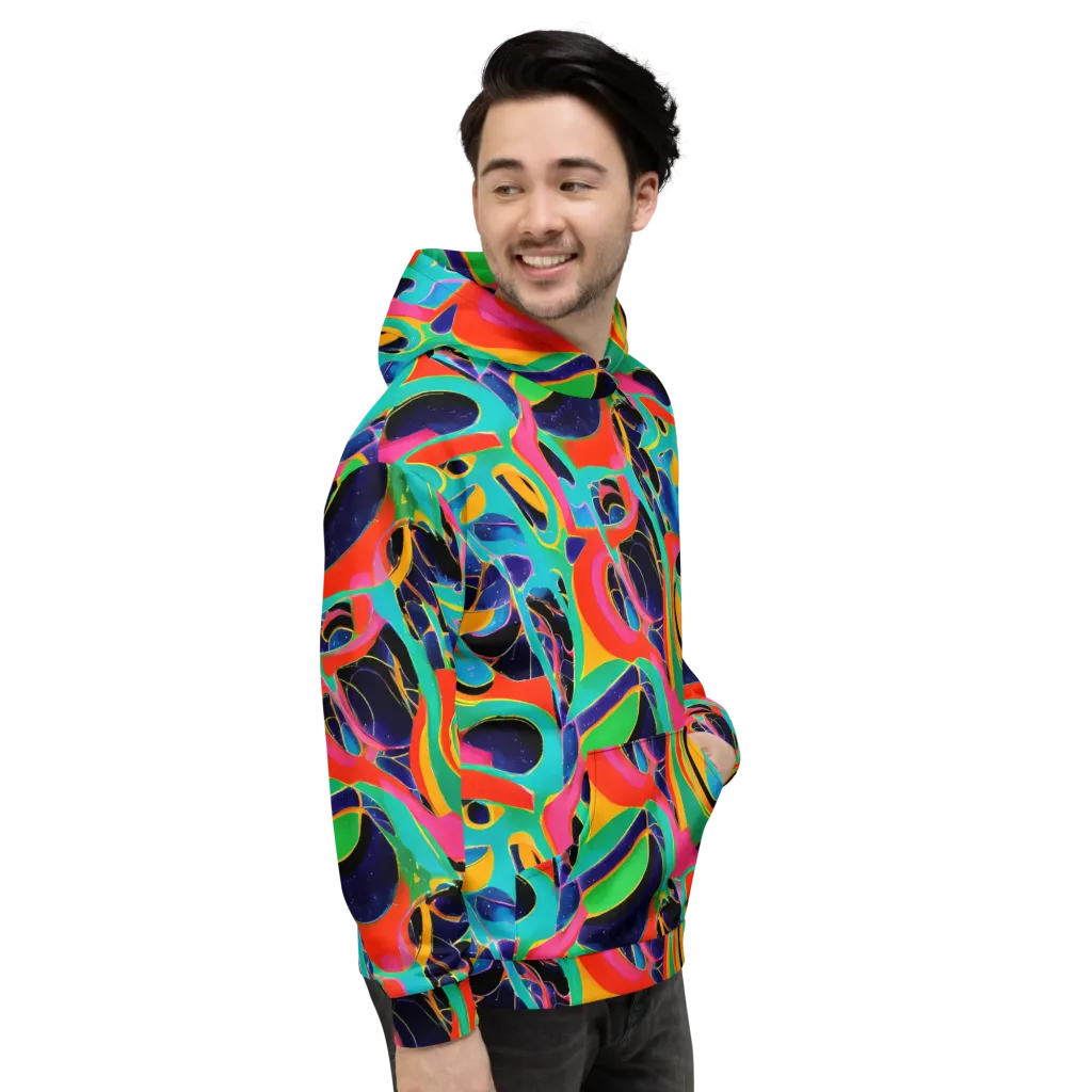 Color Collider on Hoodie — Right