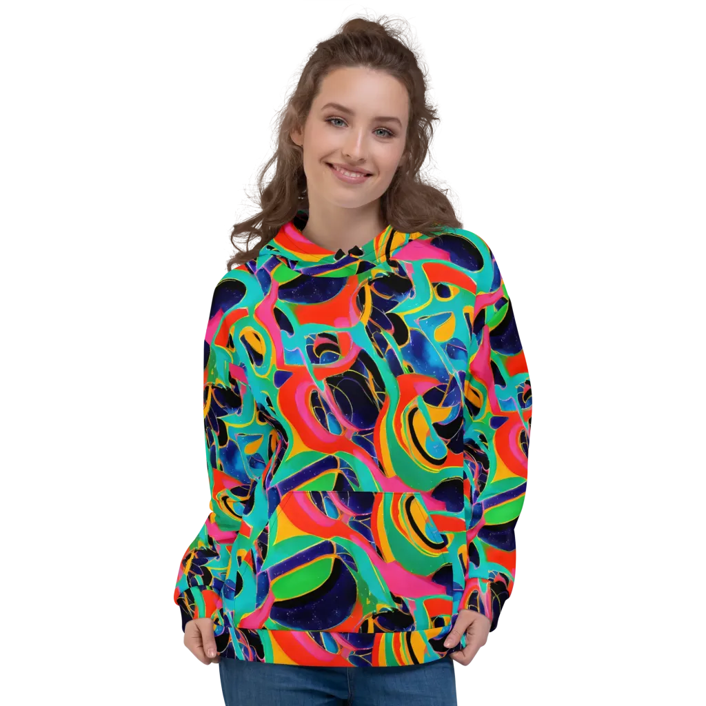 Color Collider on Hoodie — Front