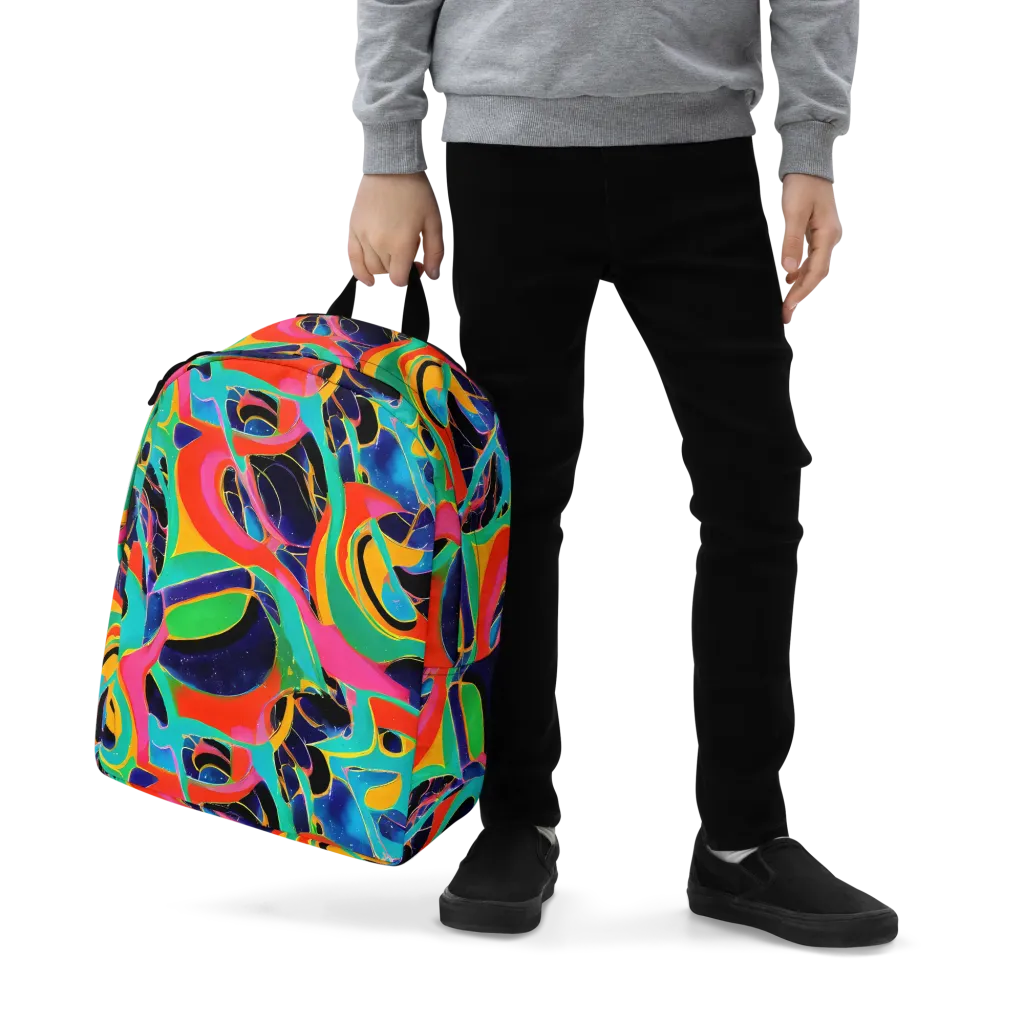 Color Collider on Minimalist Backpack — Zoomed-in