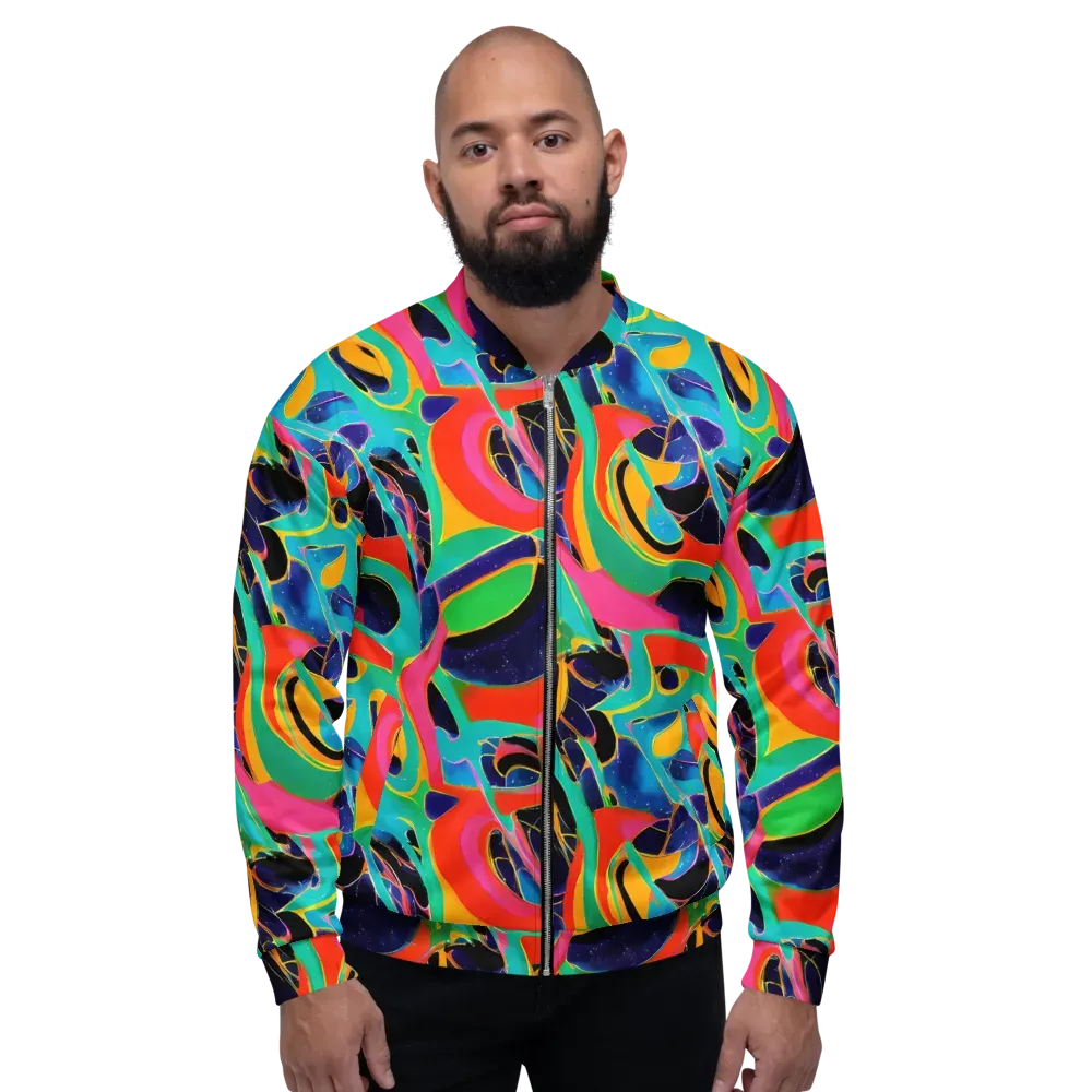 Color Collider on Bomber Jacket — Front