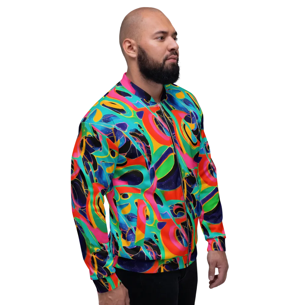 Color Collider on Bomber Jacket — Right