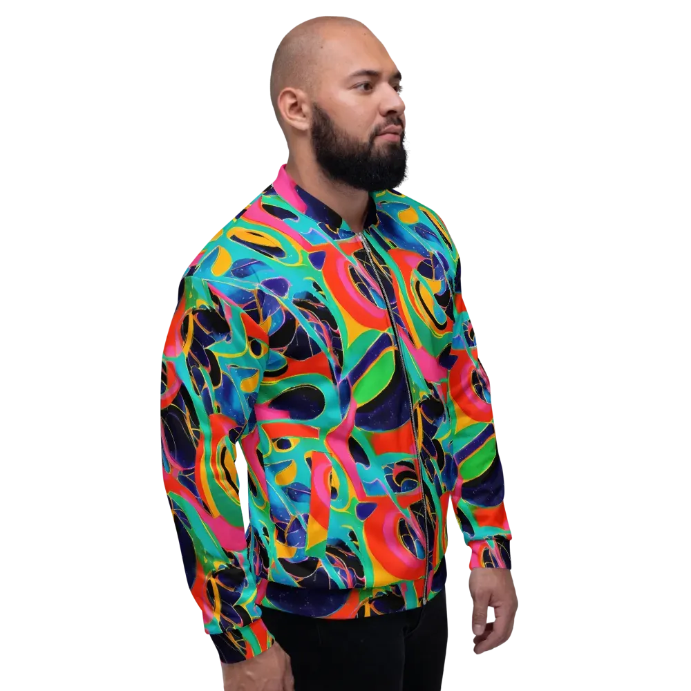 Color Collider on Bomber Jacket — Right