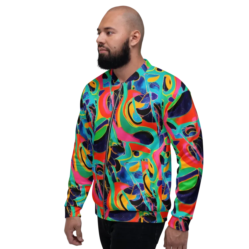 Color Collider on Bomber Jacket — Left