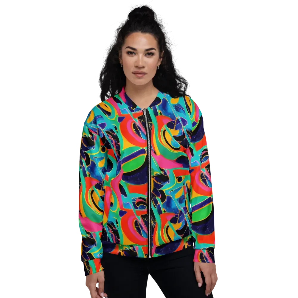 Color Collider on Bomber Jacket — Front