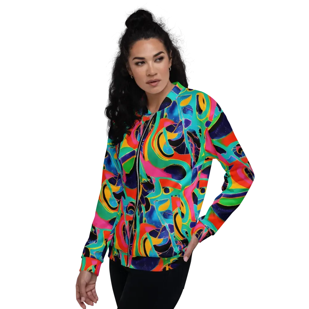 Color Collider on Bomber Jacket — Left