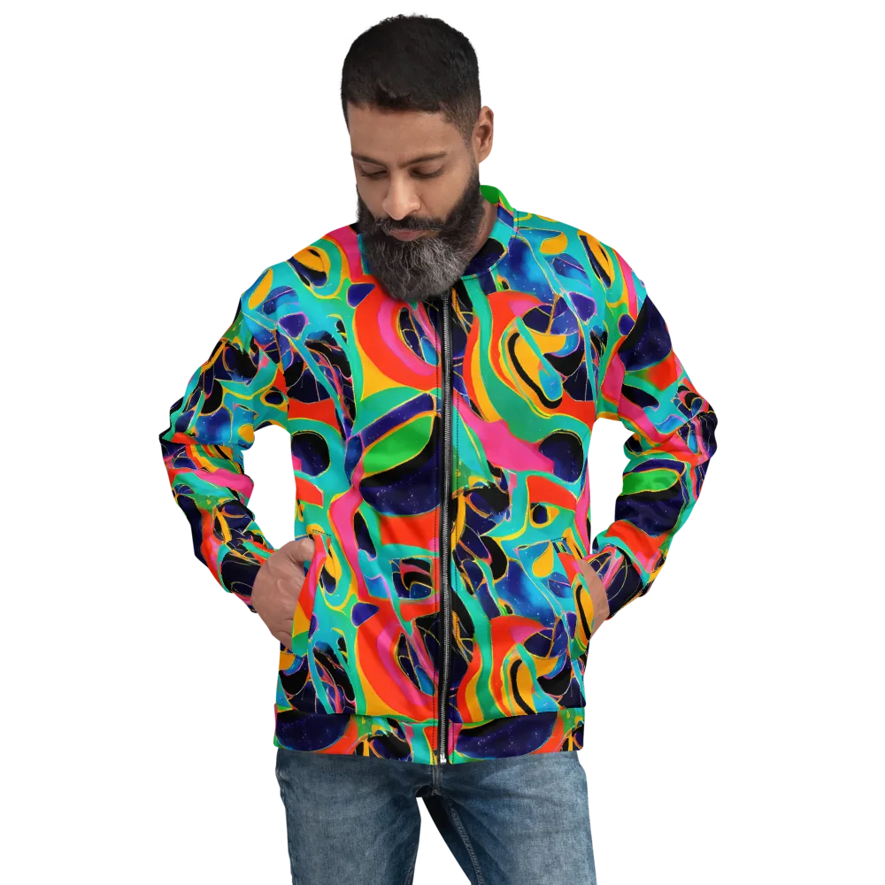 Color Collider on Bomber Jacket — Front