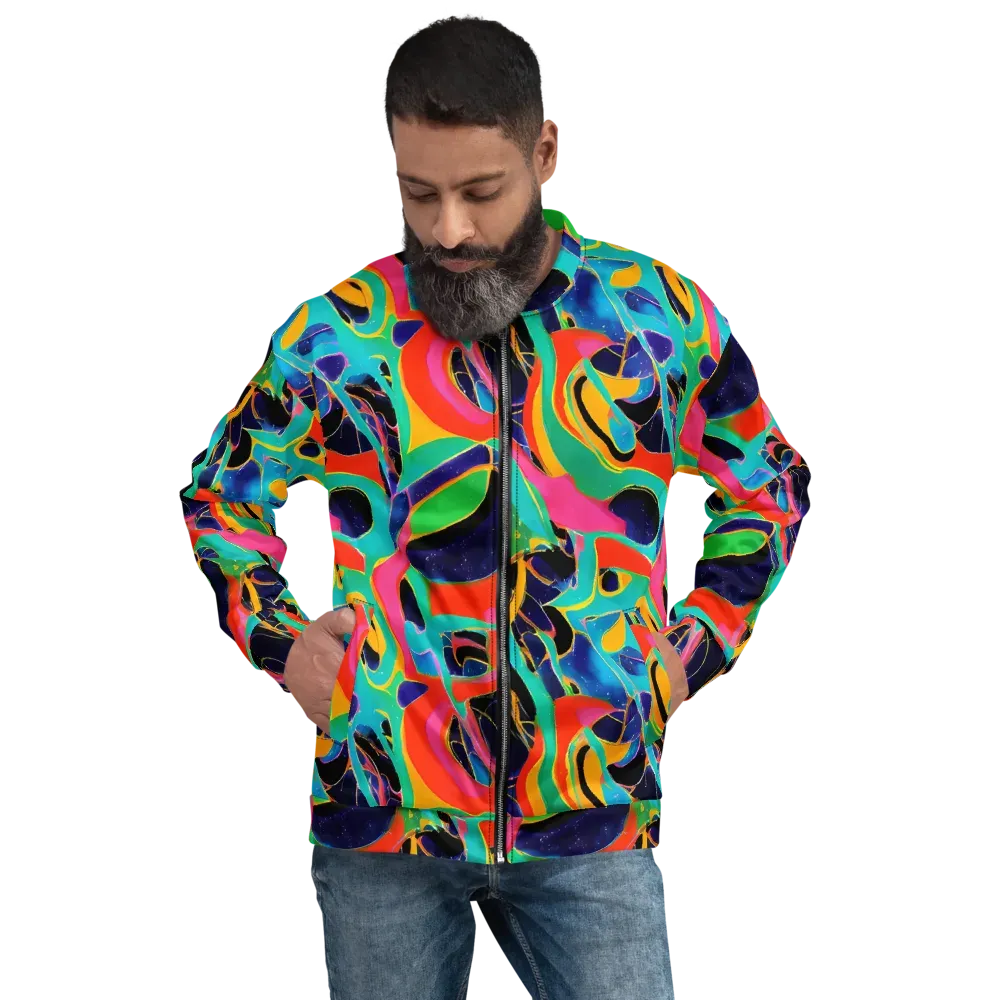 Color Collider on Bomber Jacket — Front