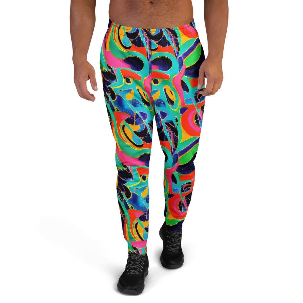 Color Collider on Men's Joggers — Front