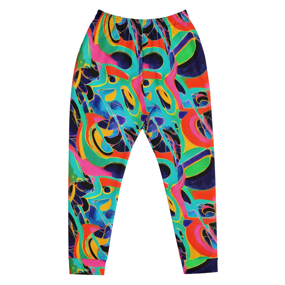 Color Collider on Men's Joggers — Front