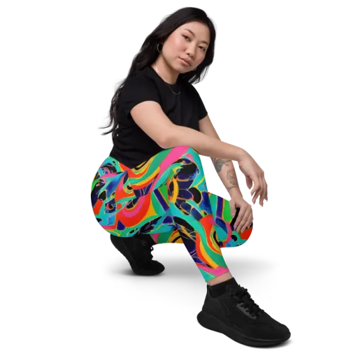Color Collider on a Leggings with Pockets
