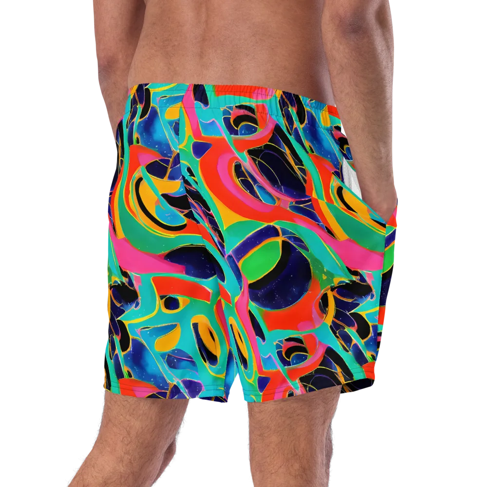 Color Collider on Swim Trunks — Right Back