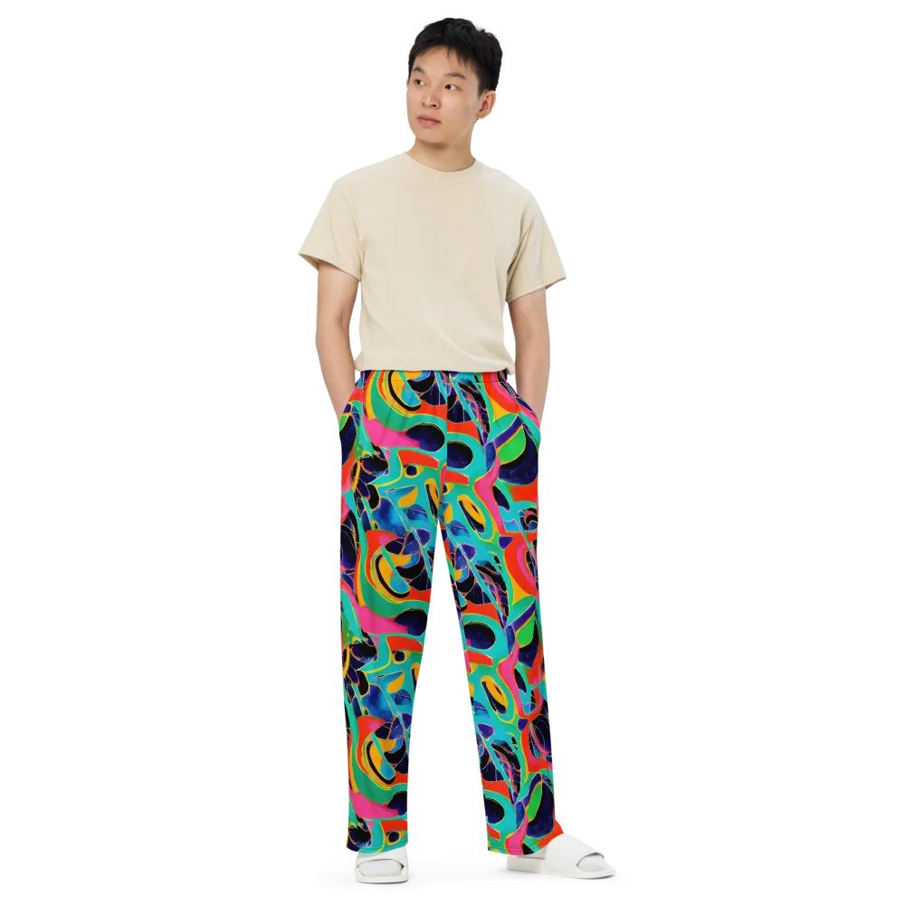 Color Collider on Wide-Leg Pants — Front