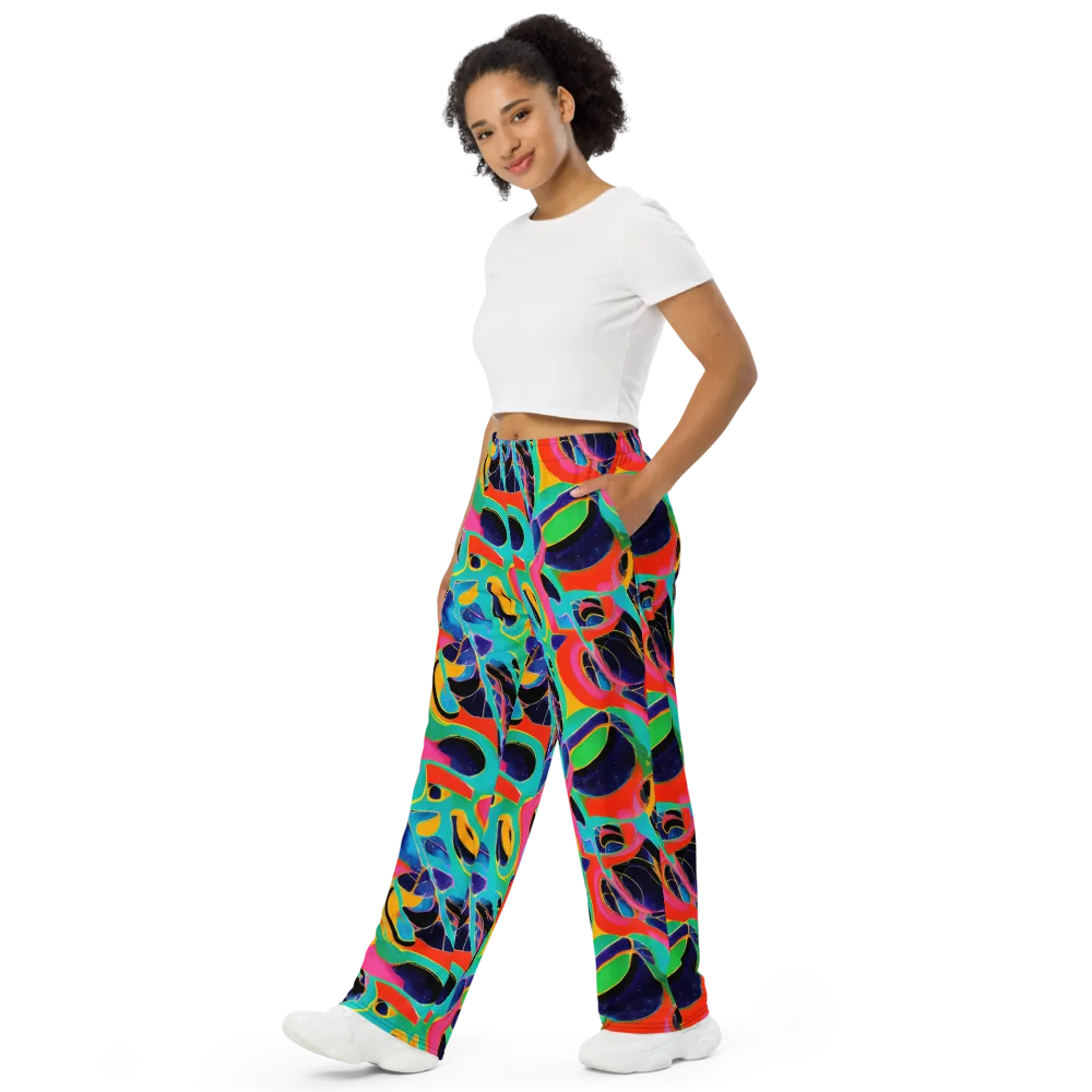 Color Collider on Wide-Leg Pants — Left Front