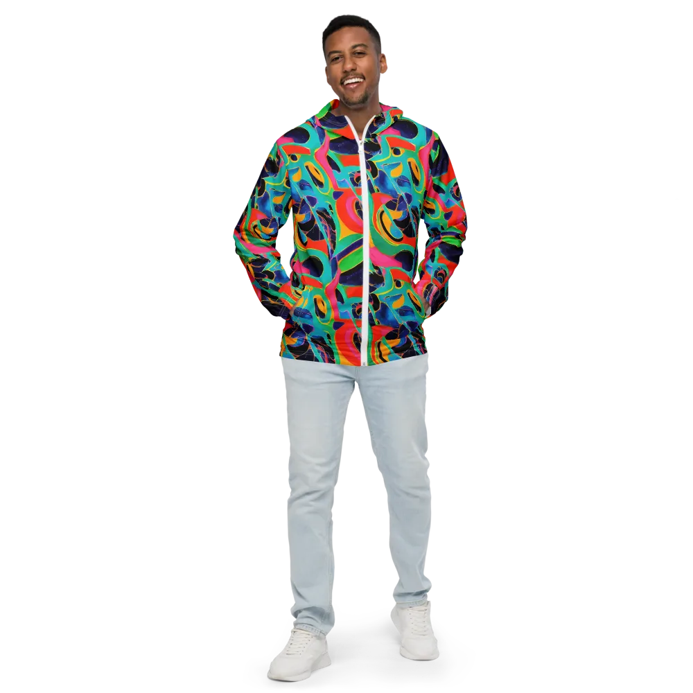 Color Collider on Men's Windbreaker — Front