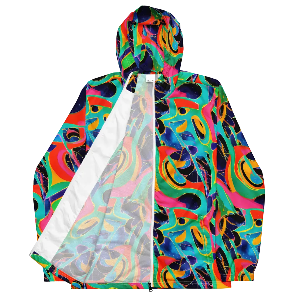 Color Collider on Men's Windbreaker — Front