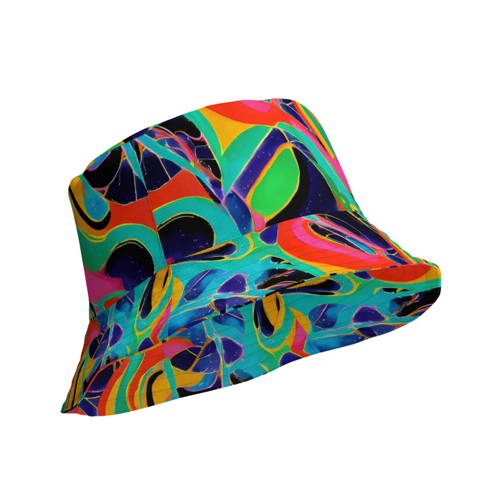 Color Collider on Reversible Bucket Hat — Product details Outside