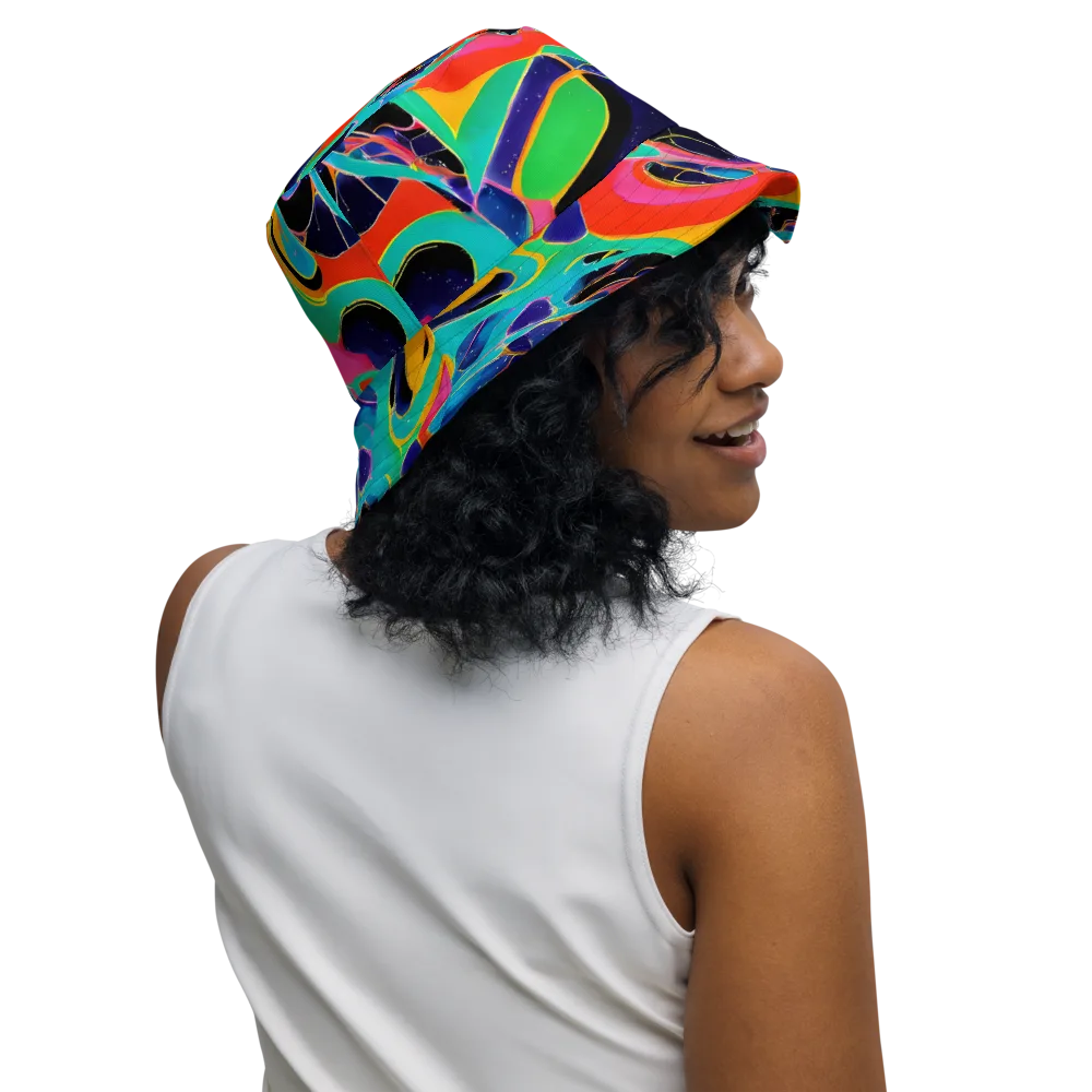 Color Collider on Reversible Bucket Hat — Right Outside