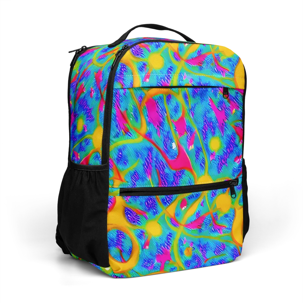 Vivid Mirage on Utility Backpack — Right Front