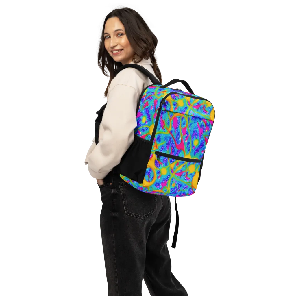 Vivid Mirage on Utility Backpack — Back