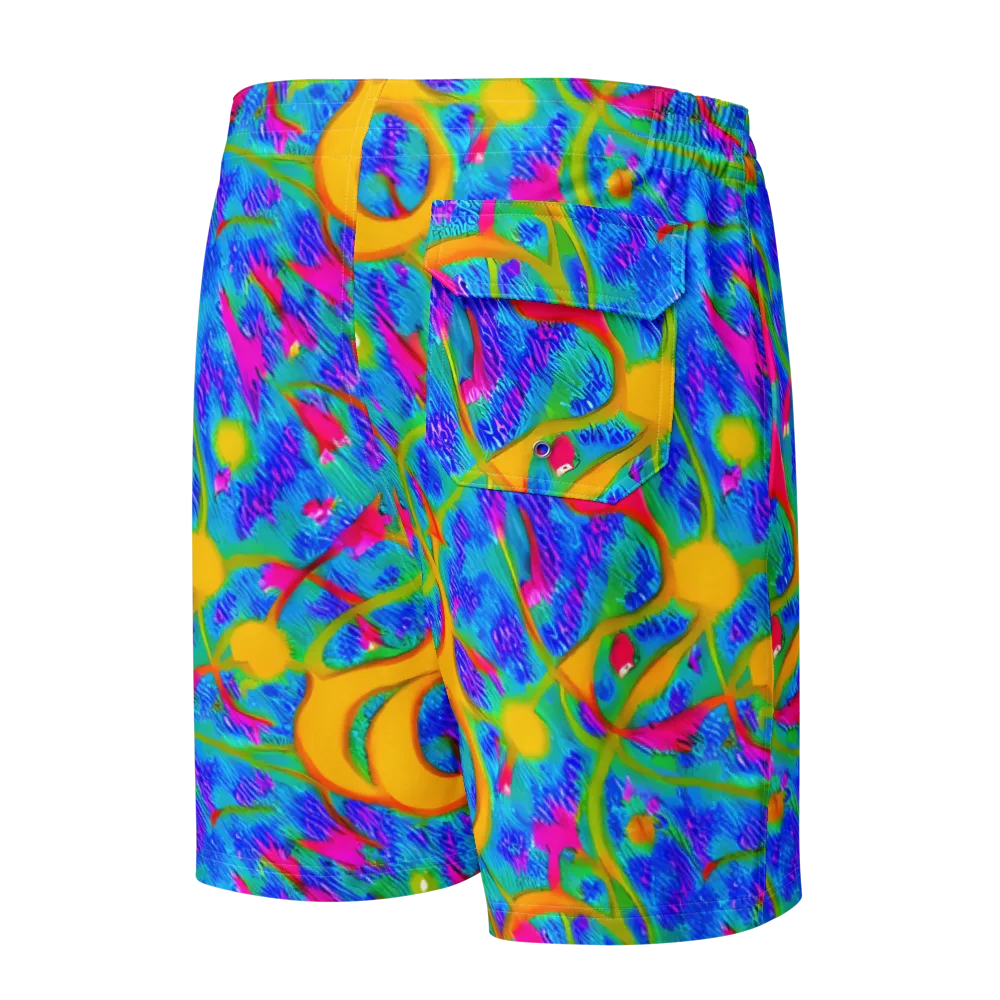 Vivid Mirage on Men's Board Shorts — Back
