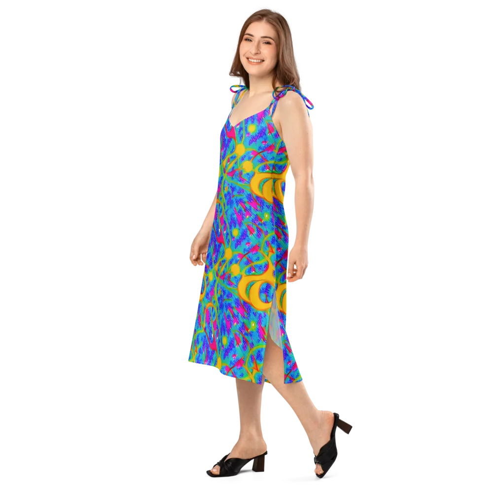 Vivid Mirage on Slip Dress — Left Front