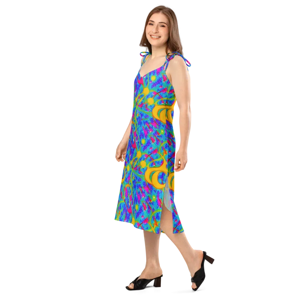 Vivid Mirage on Slip Dress — Left Front