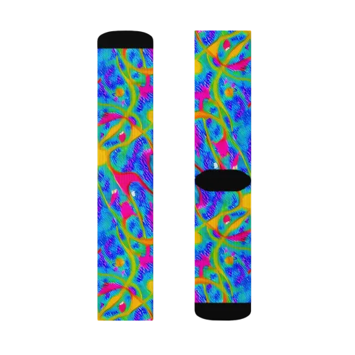 Vivid Mirage on a Socks