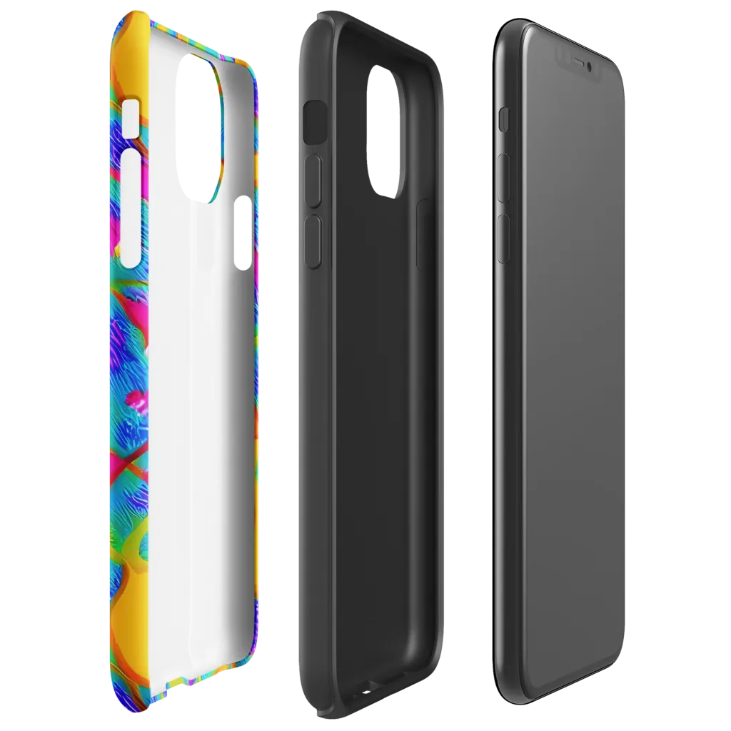Vivid Mirage on Tough Case for iPhone® — Right