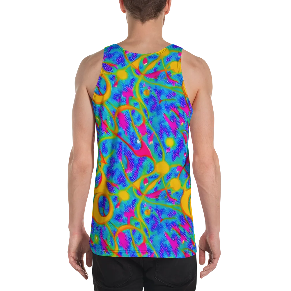 Vivid Mirage on Men's Tank Top — Back