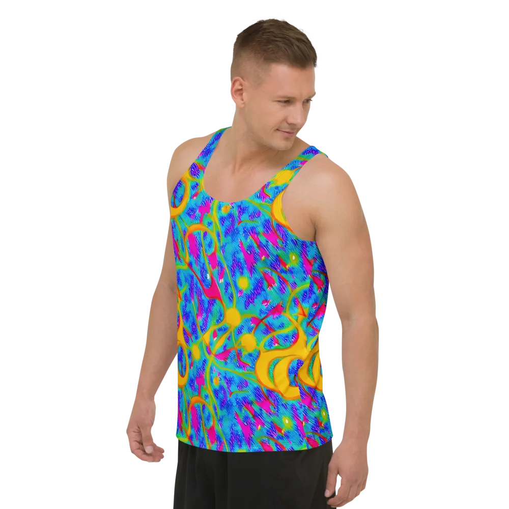 Vivid Mirage on Men's Tank Top — Left Front