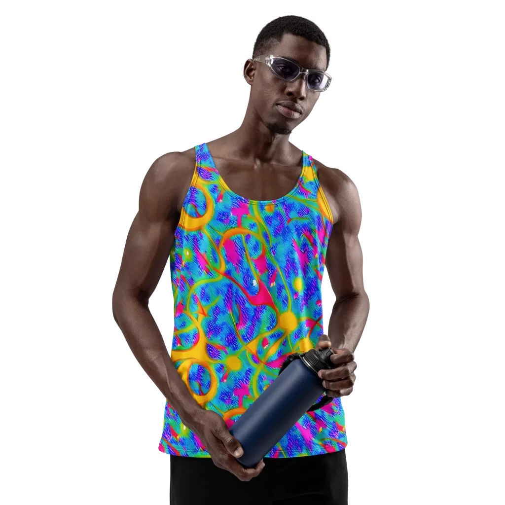Vivid Mirage on Men's Tank Top — Front