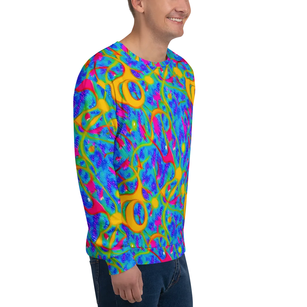 Vivid Mirage on Sweatshirt — Right Front