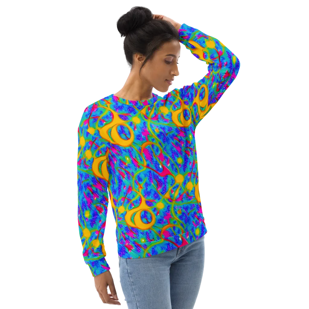 Vivid Mirage on Sweatshirt — Right Front