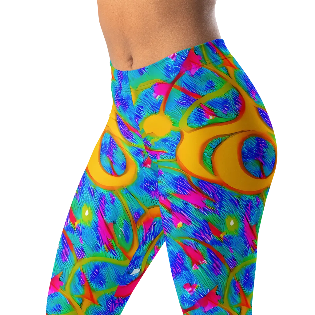 Vivid Mirage on Leggings — Left Front