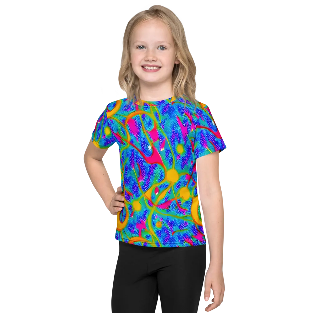Vivid Mirage on Kids Crew Neck T-Shirt — Front