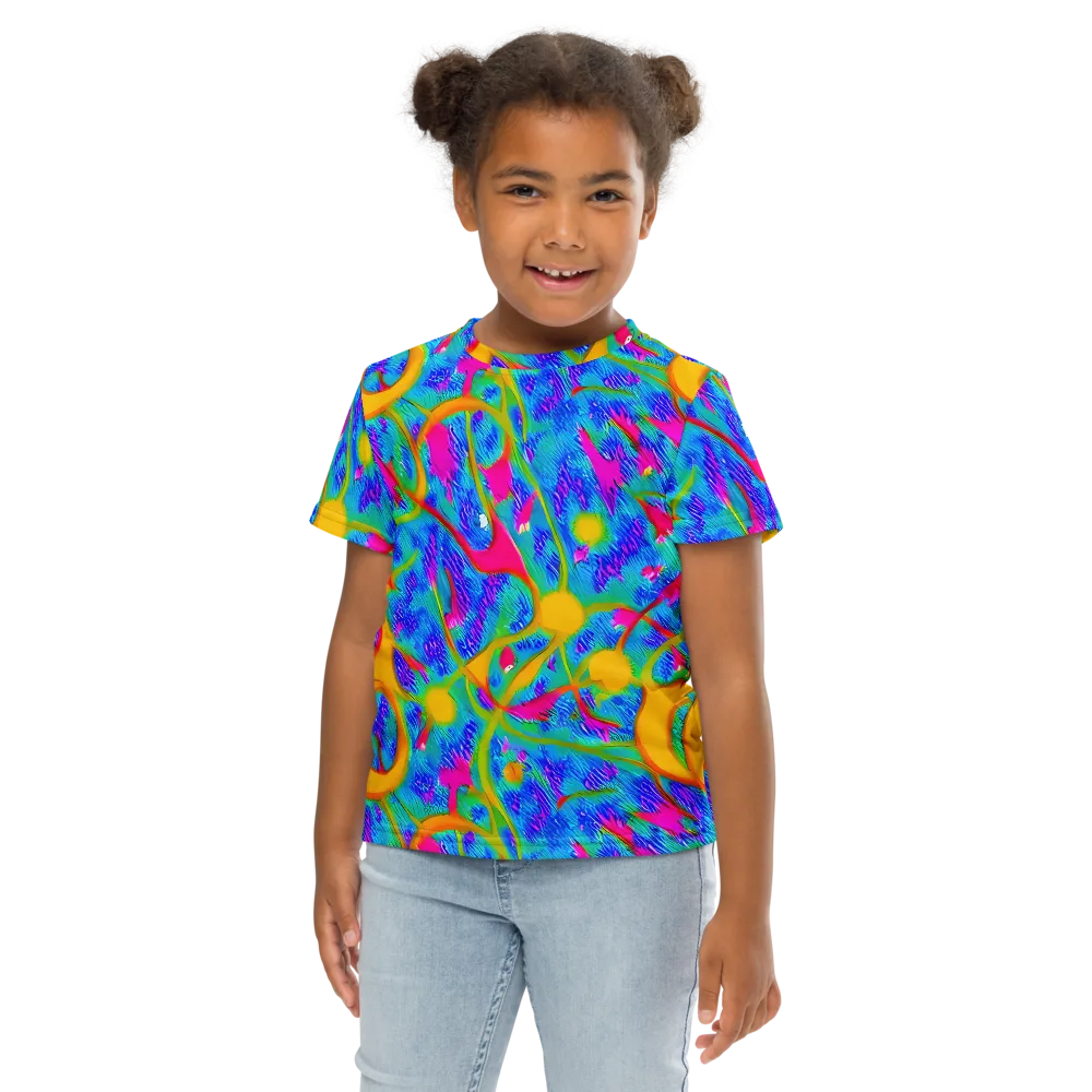 Vivid Mirage on Kids Crew Neck T-Shirt — Front