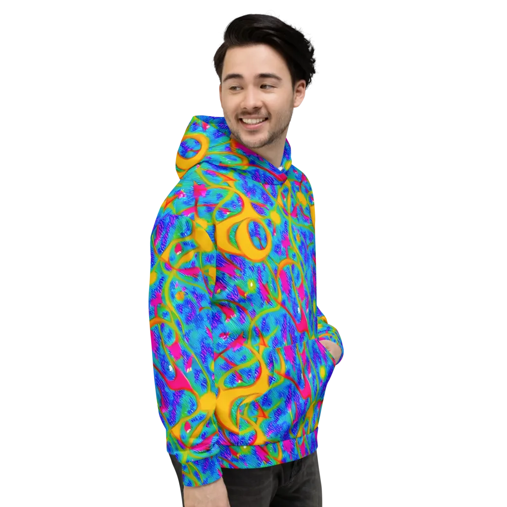 Vivid Mirage on Hoodie — Right