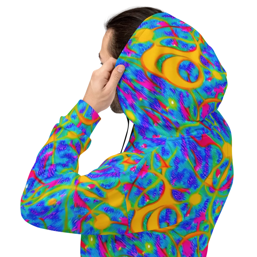 Vivid Mirage on Hoodie — Back